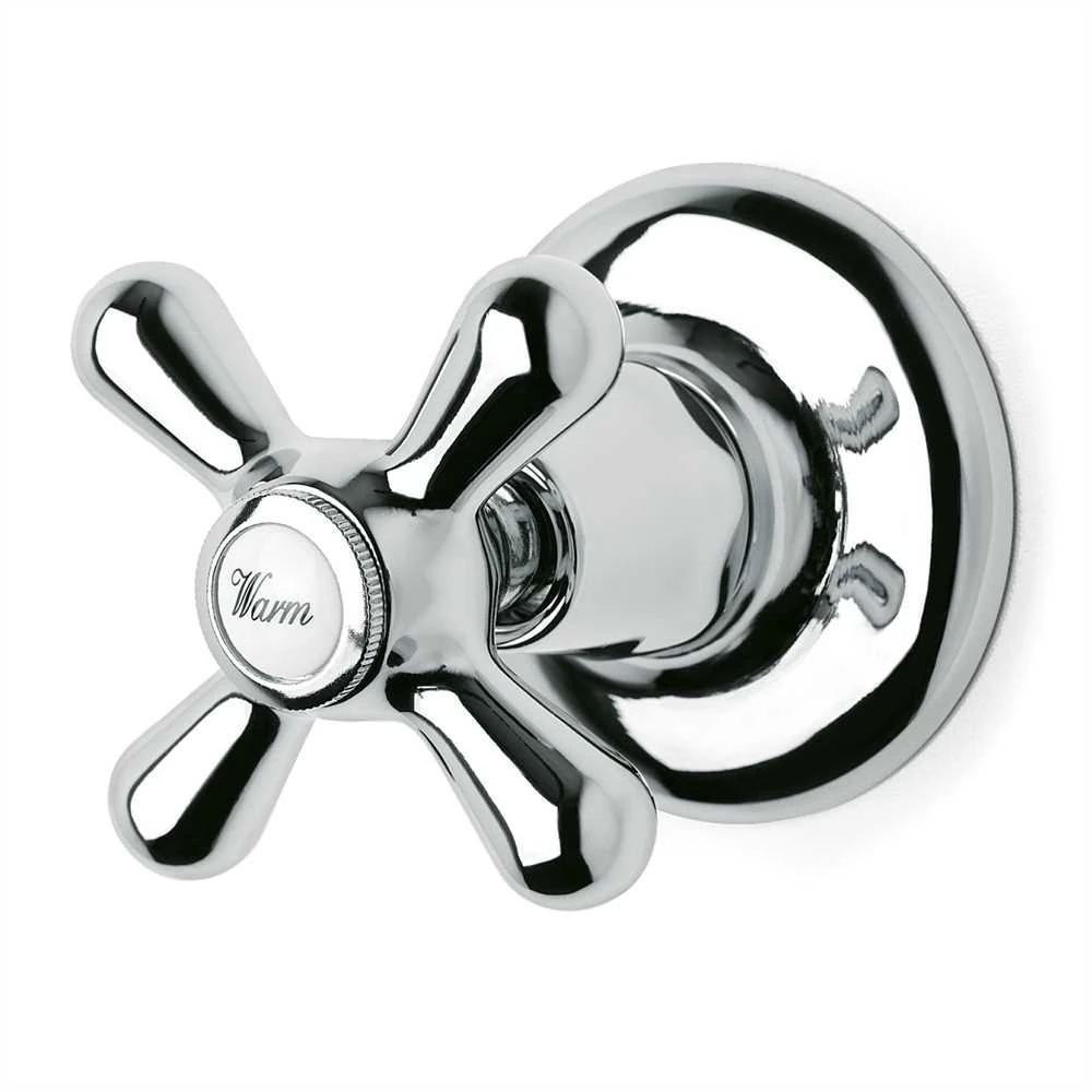 11.019.12 Unterputzventil THPG Messing verchromt für Kalt- oder Warmwasser